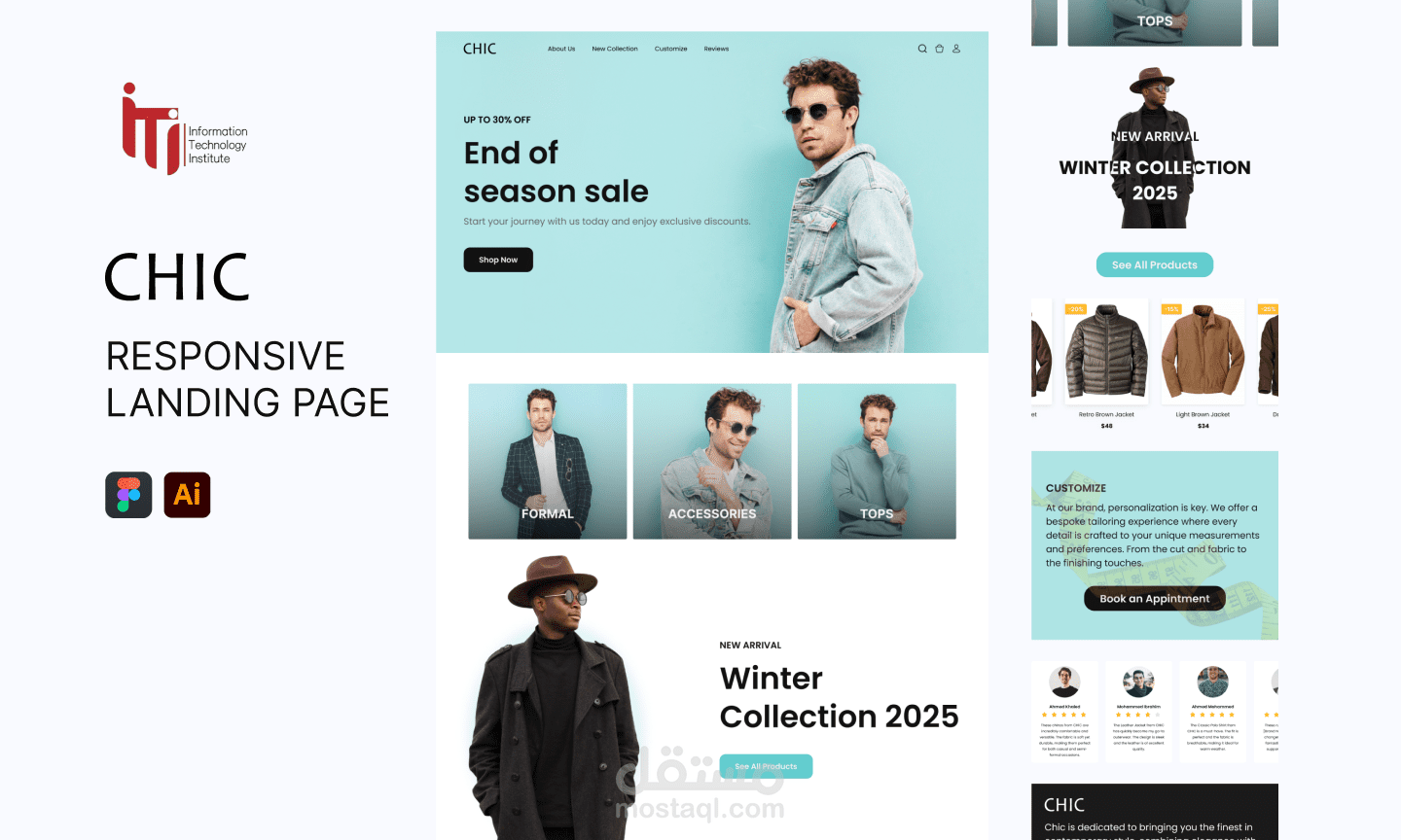 CHIC Responsive Landing Page