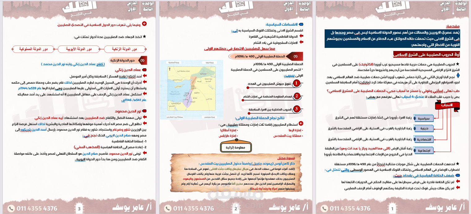 كتابة ورسم مواد الفيزياء والكيمياء والتاريخ