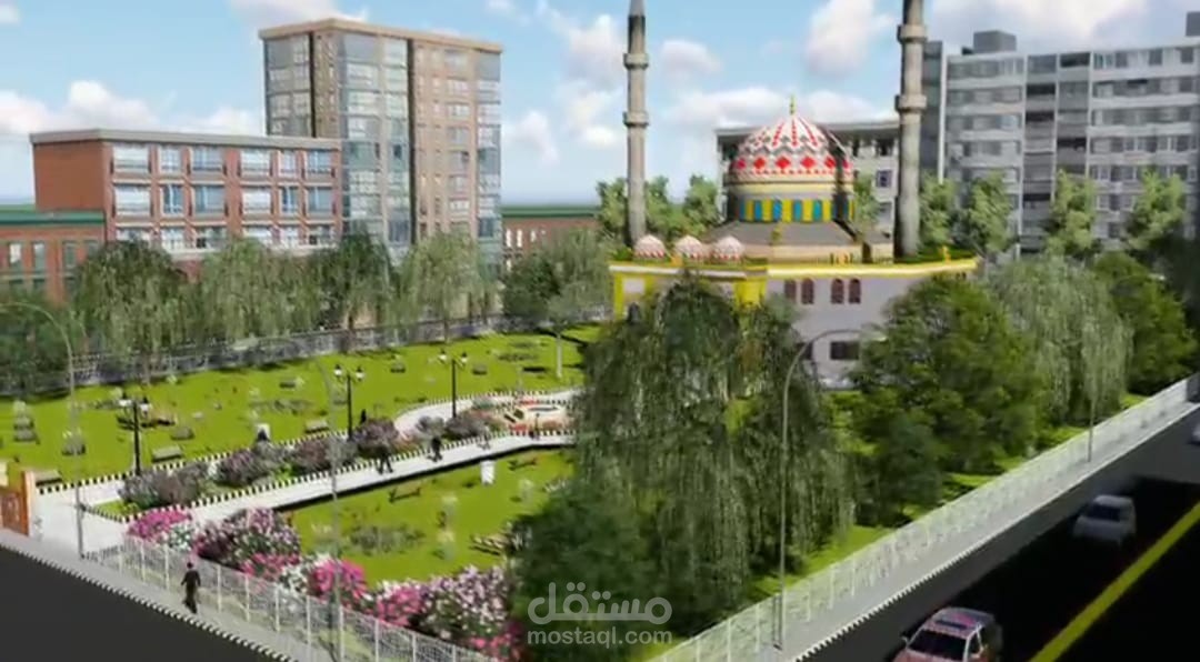 تصميم مسجد