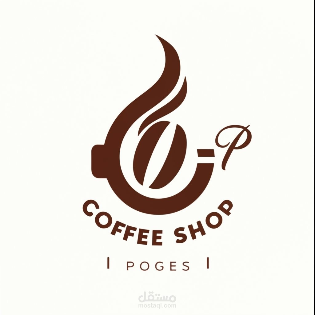 شعار لمقهى اسمه POGES