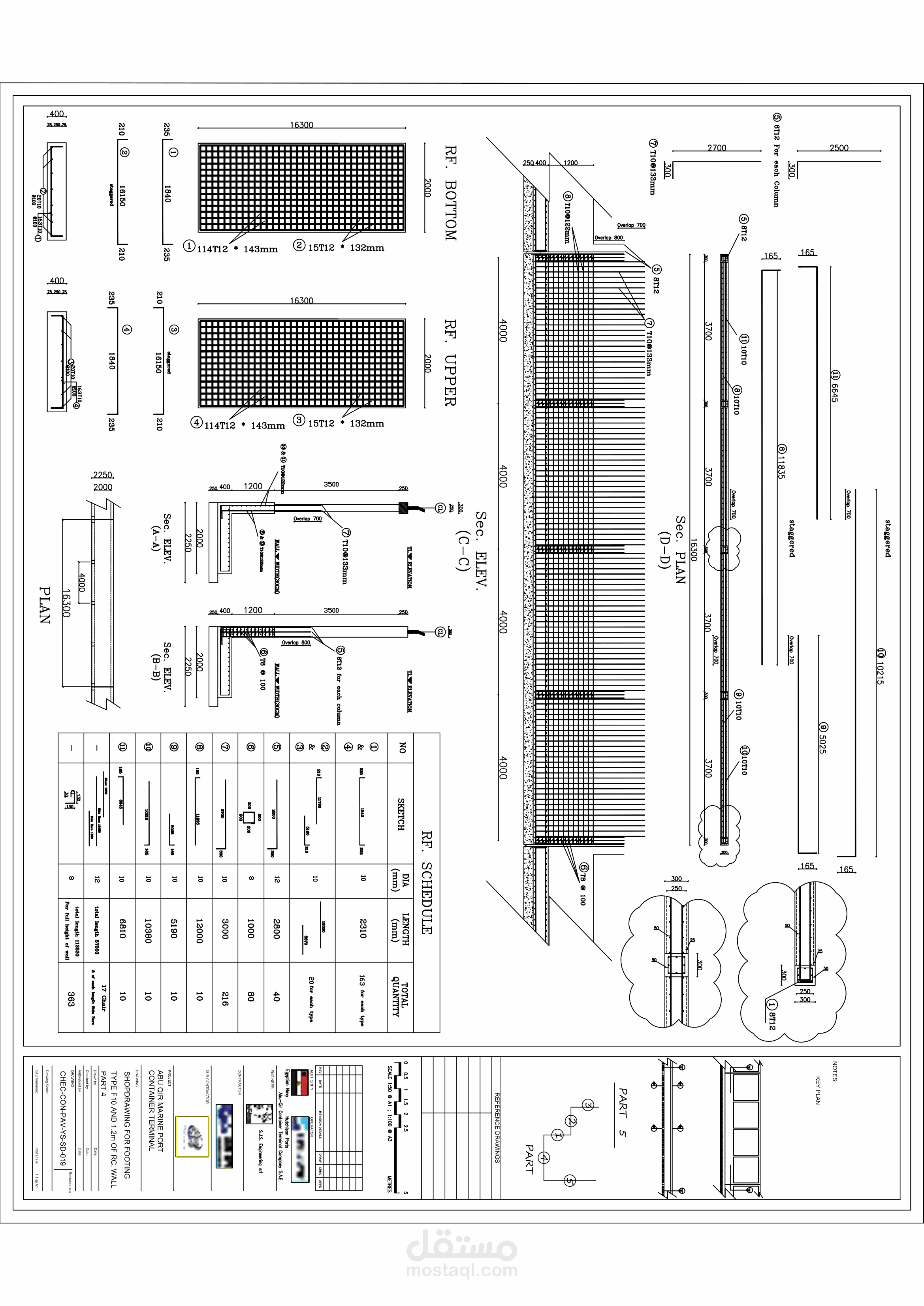 Terminal Fence constructions for port