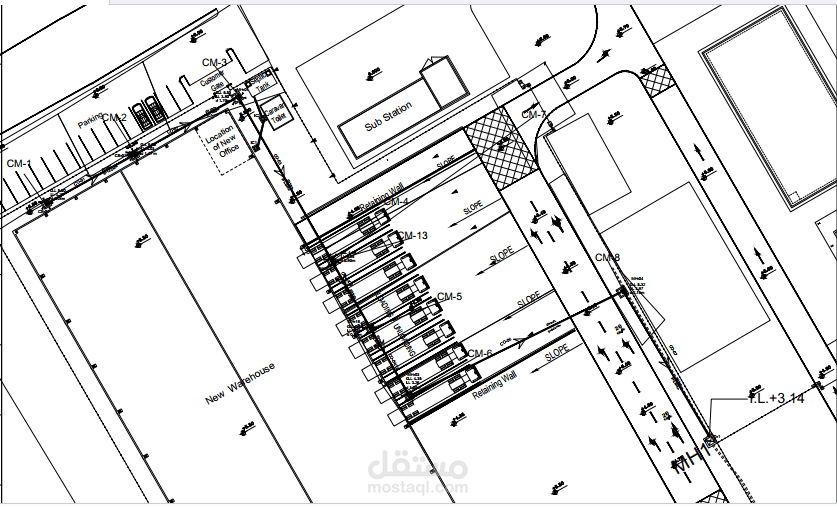 Storm water network design, DP World SOKHNA Port