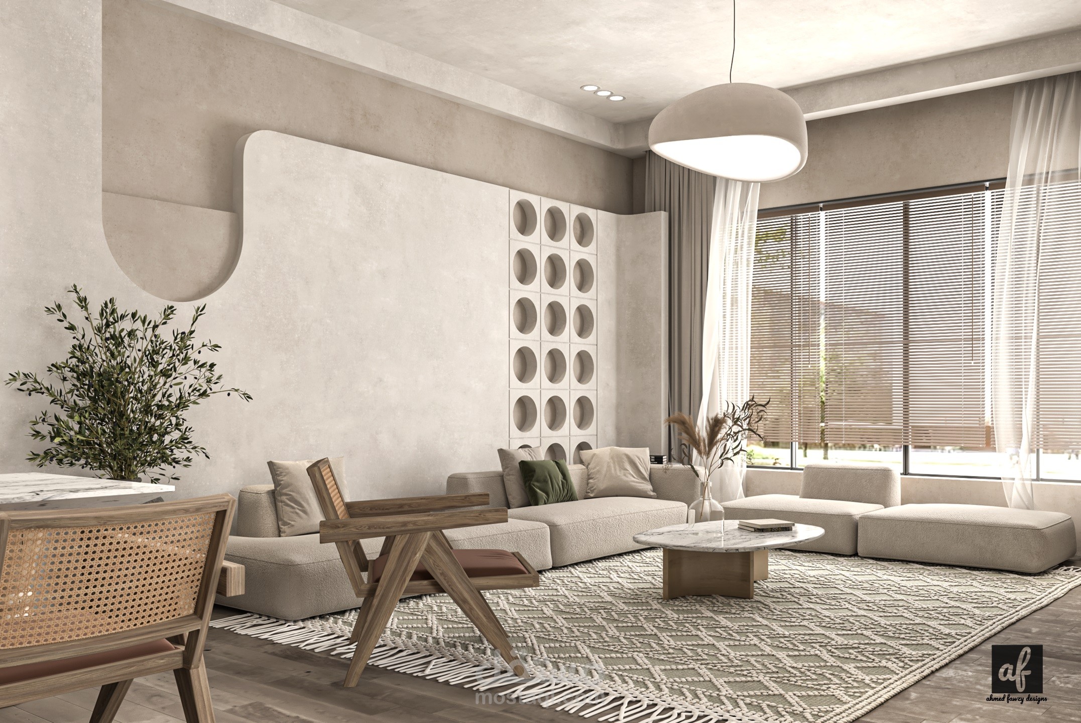 living and dining room