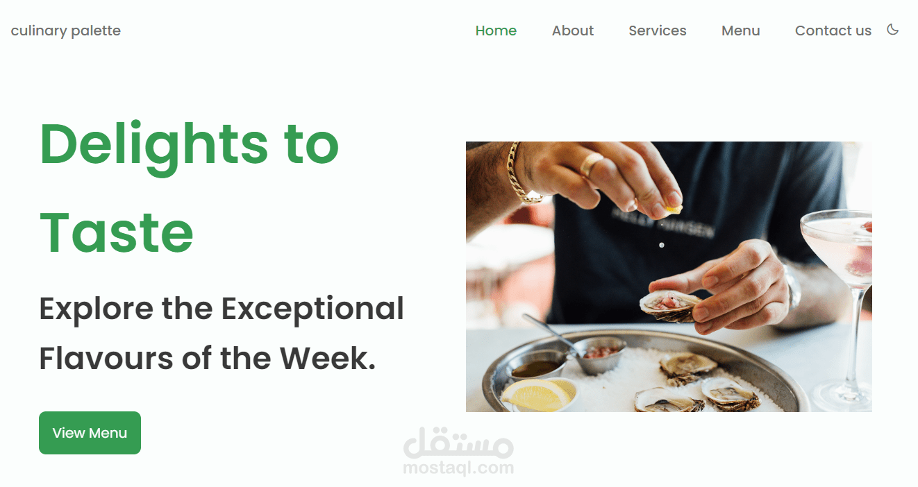 Responsive Web Site Restaurant