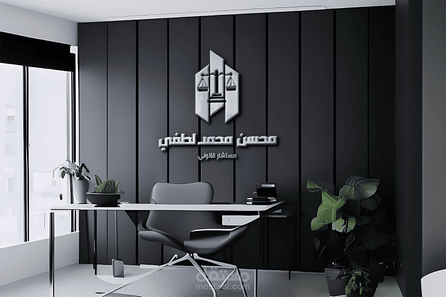لوجو لمكتب محاماة