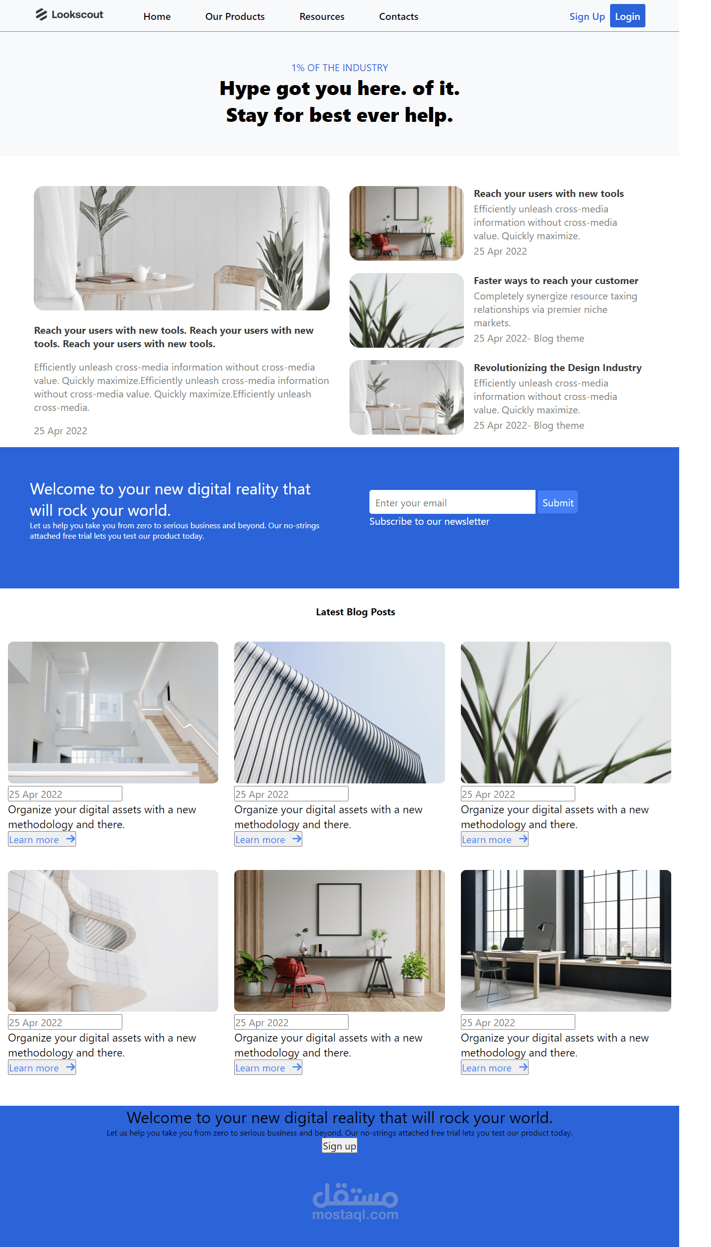 Landing Page