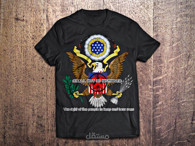 عمل تصميم على تيشرت