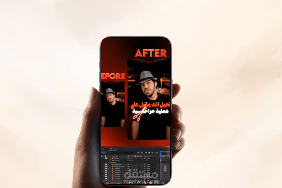 قبل وبعد (مونتاج ريلز)