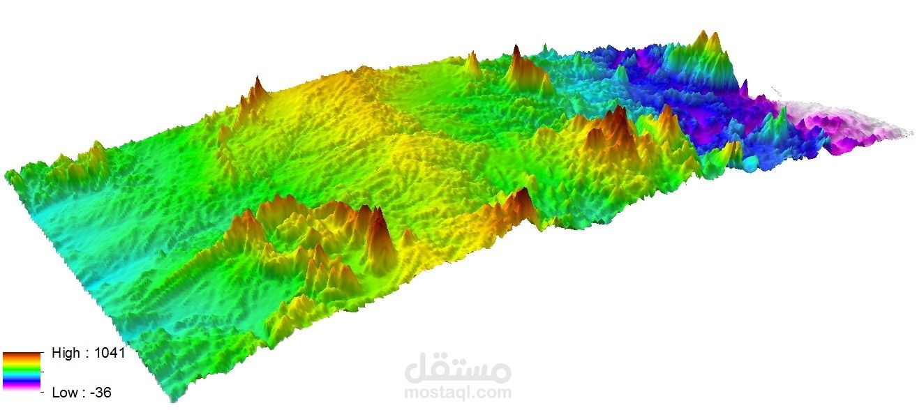 elevation map