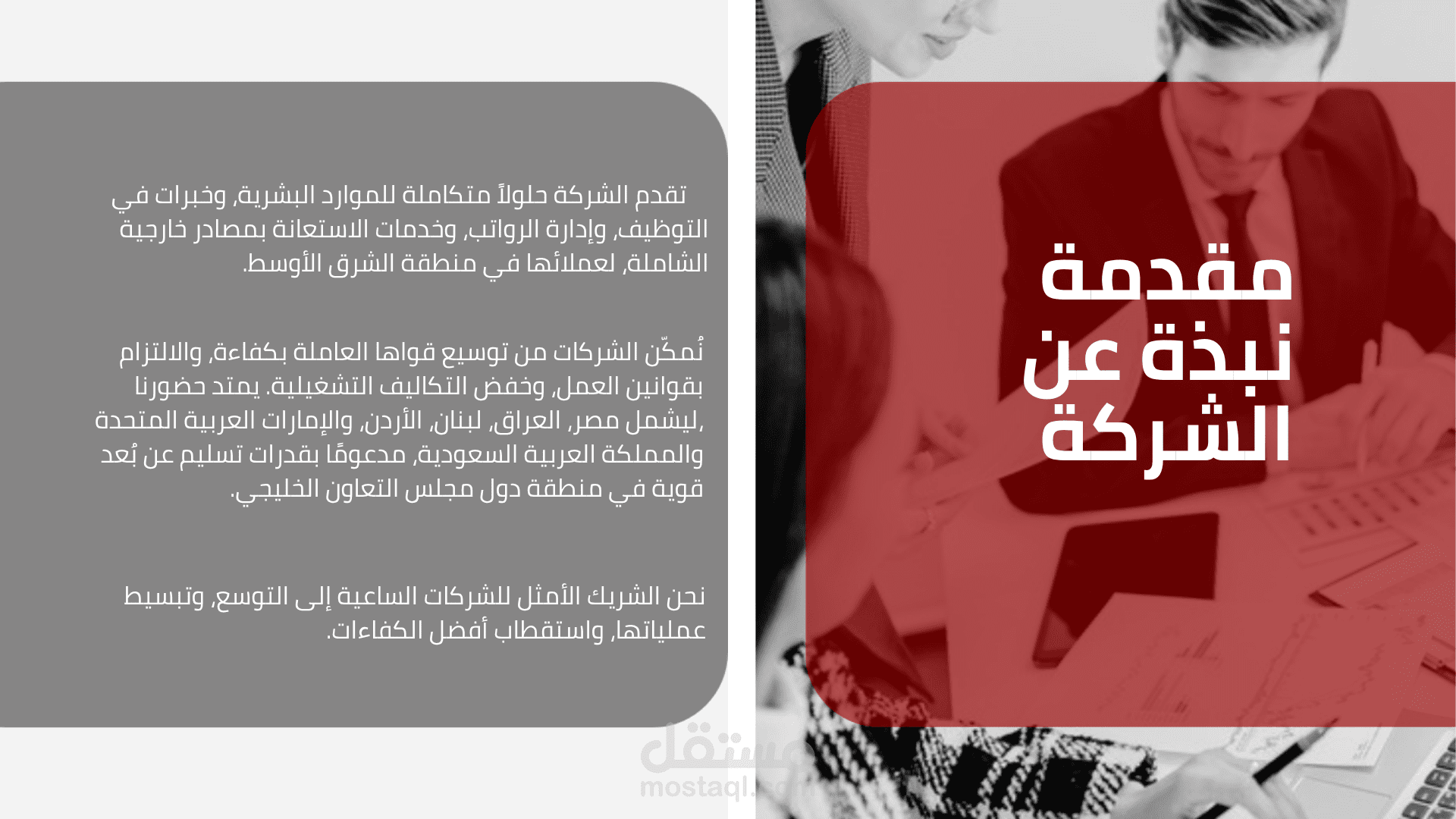 بروفايلات الشركات | Company Profiles
