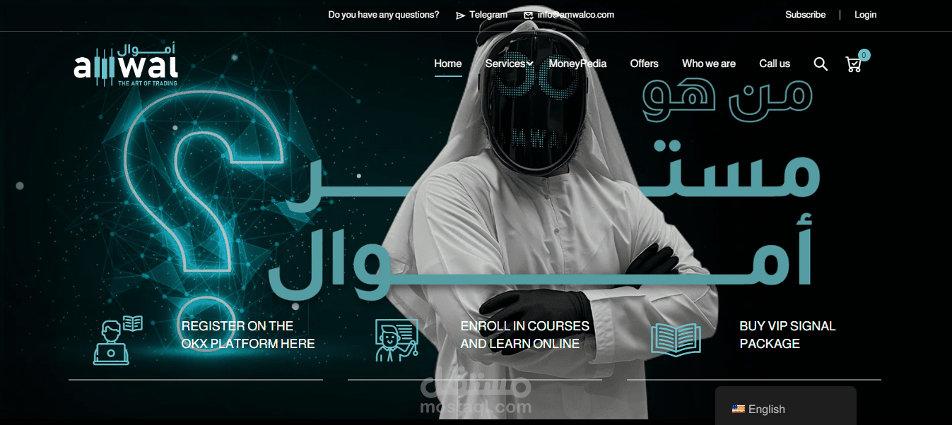 ترجمة موقع الكتروني