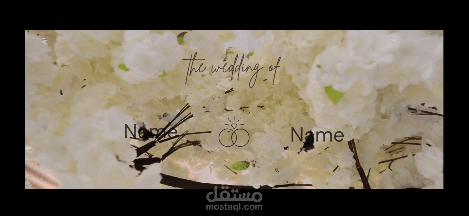 دعوة حفل زفاف بدولة اجنبية (فيديو)