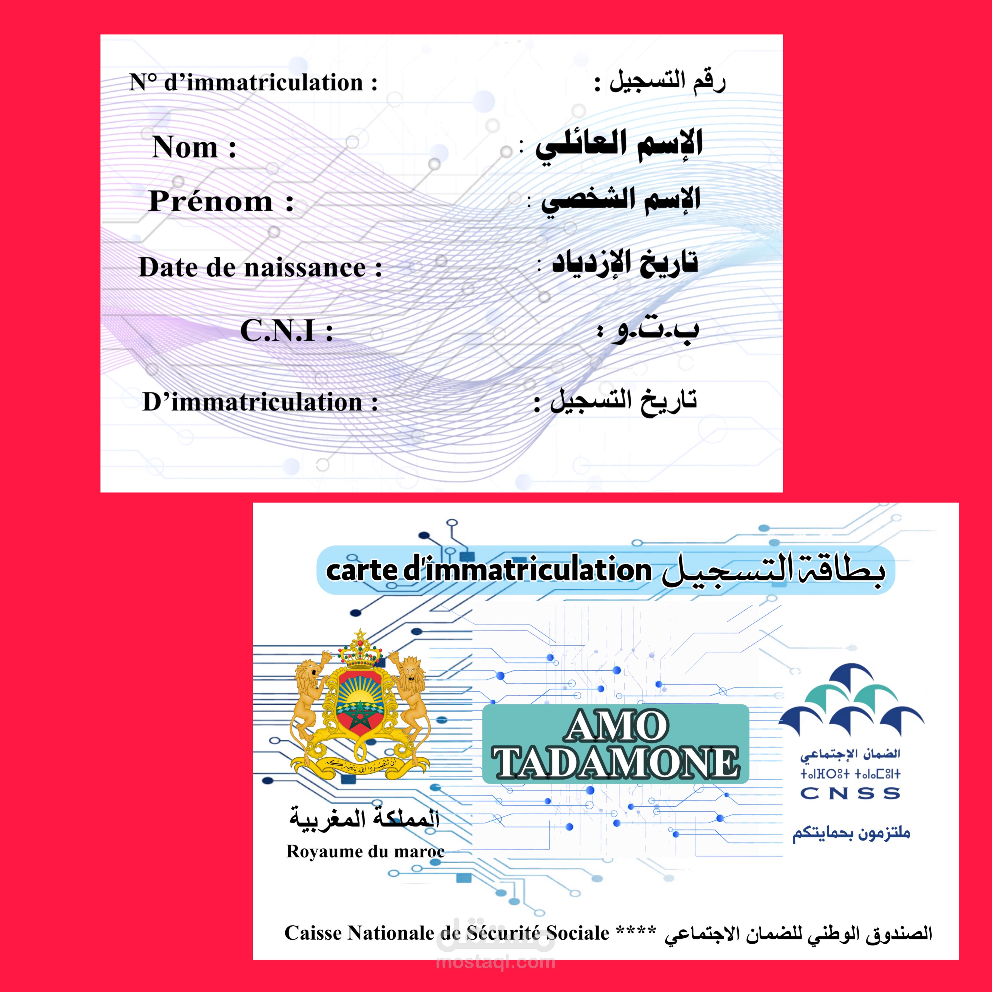 بطاقة الدعم