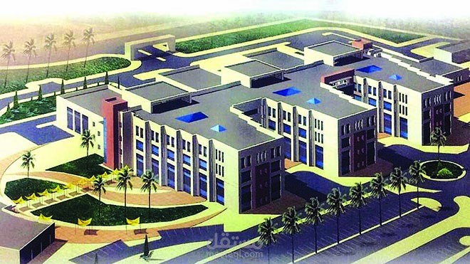 انشاء برنامج زمني لمشروع انشاء مستشفى جامعي تعليمي