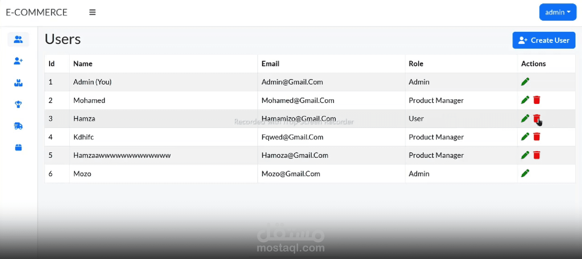 لوحة تحكم إدارية شاملة
