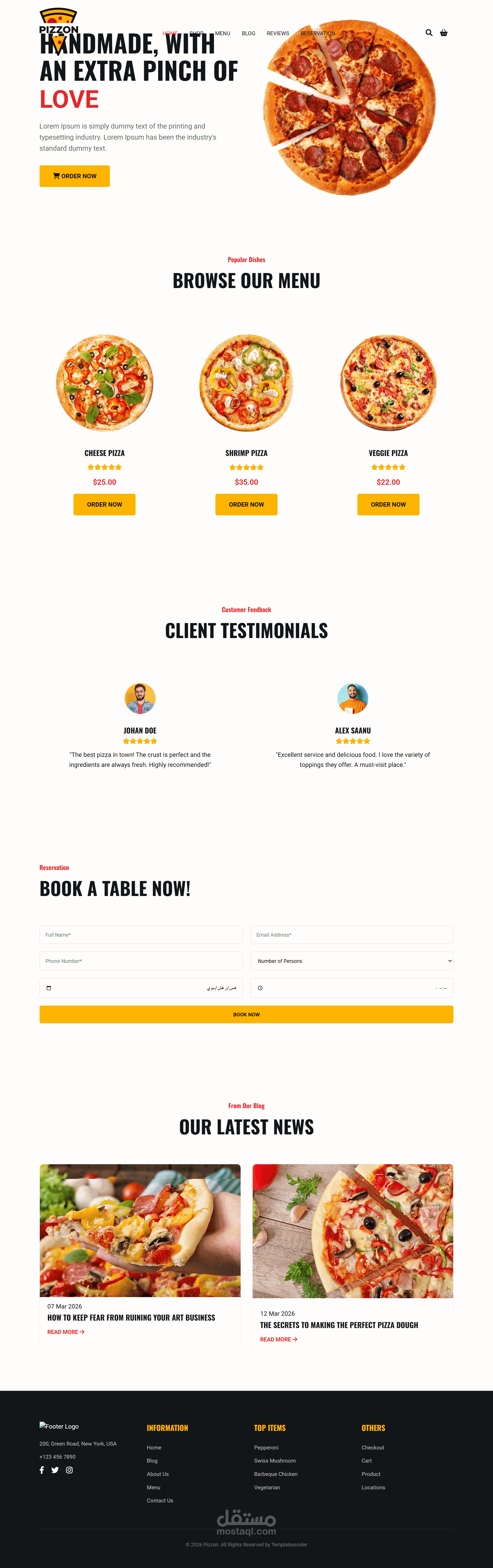pizza website