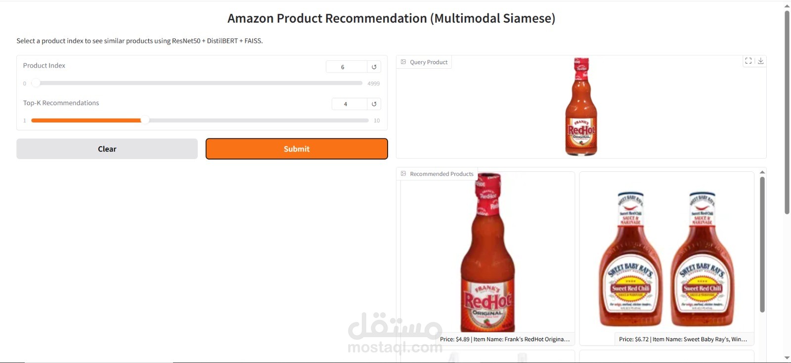 مشروع نظام ترشيح المنتجات الذكي (AI-Powered Product Recommendation System)
