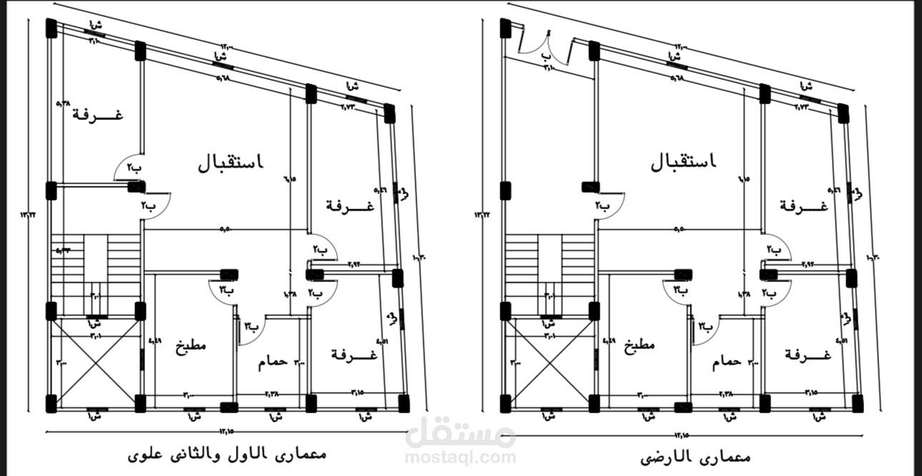 تصميم علي برنامج الاتوكاد
