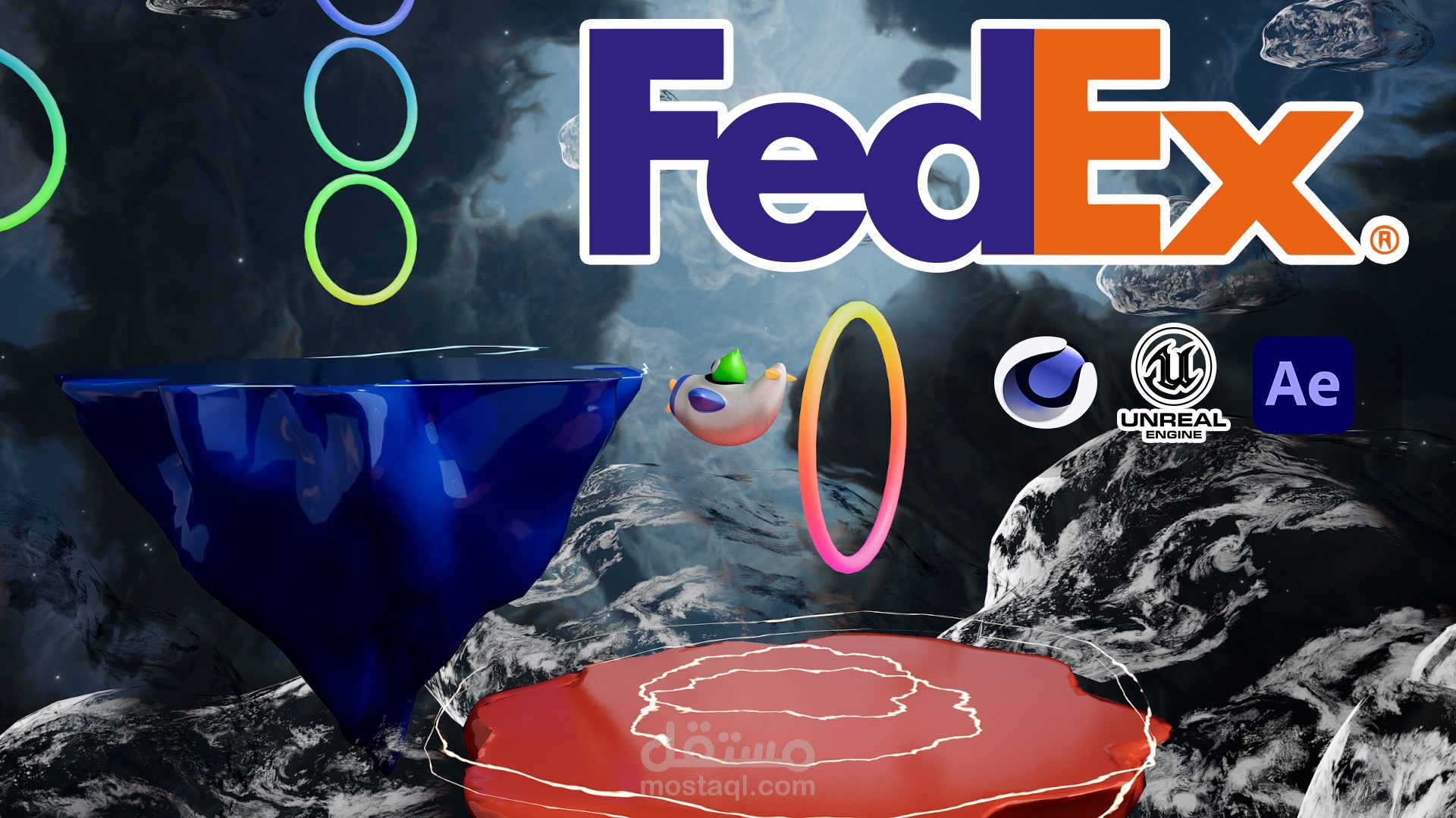 Fast and Furious: FedEx 3D Animation Adventure with Piloted Planes in Cinema 4D & Unreal Engine