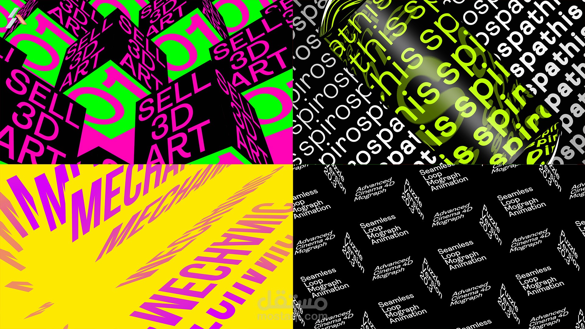 Text in Motion: Casual Kinetic Typography Animation Showcase | 2D & 3D Text Magic Unleashed!