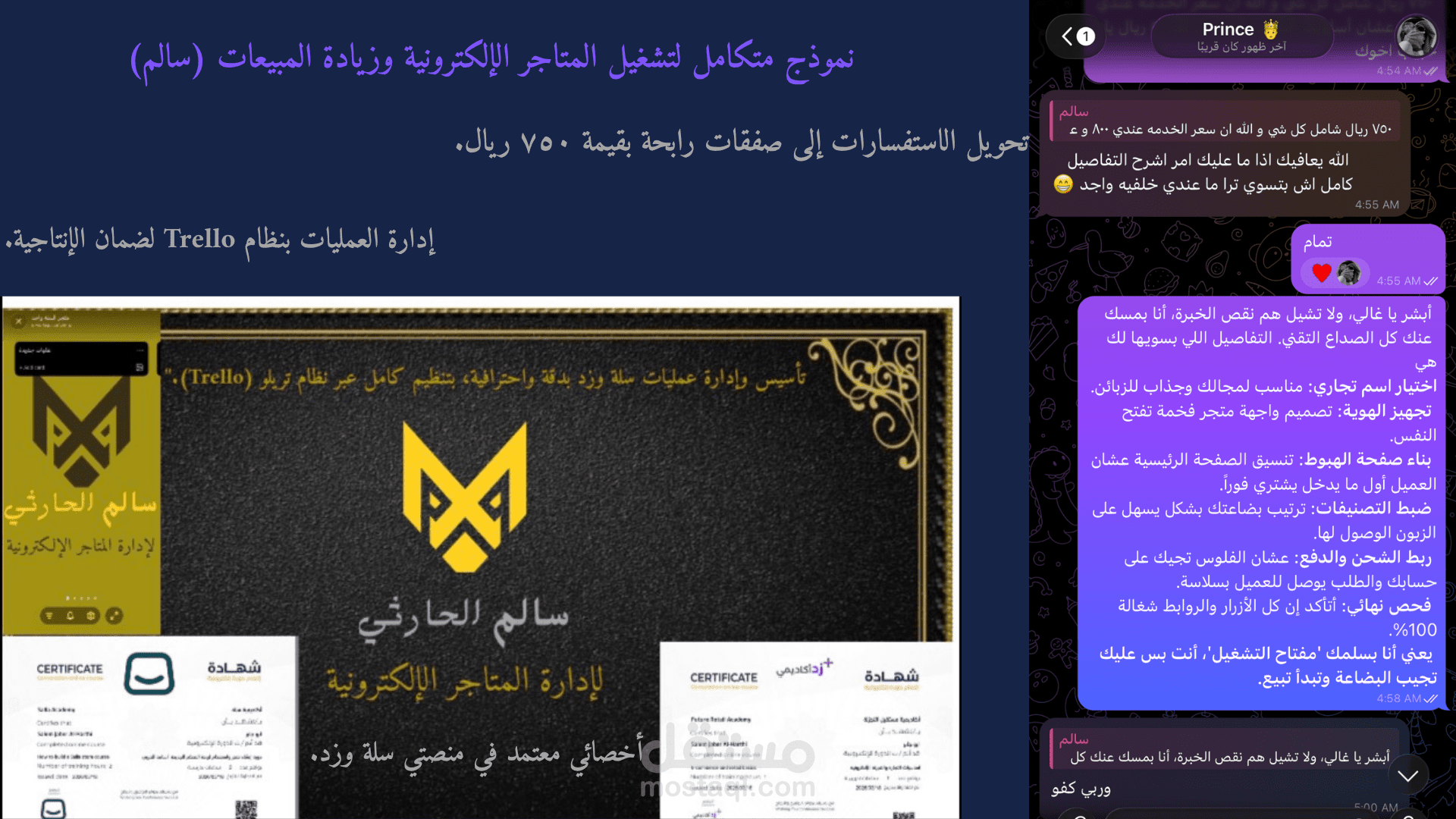 تأسيس وتشغيل متجر سلة/زد: زيادة المبيعات بنسبة 750% (دراسة حالة)"