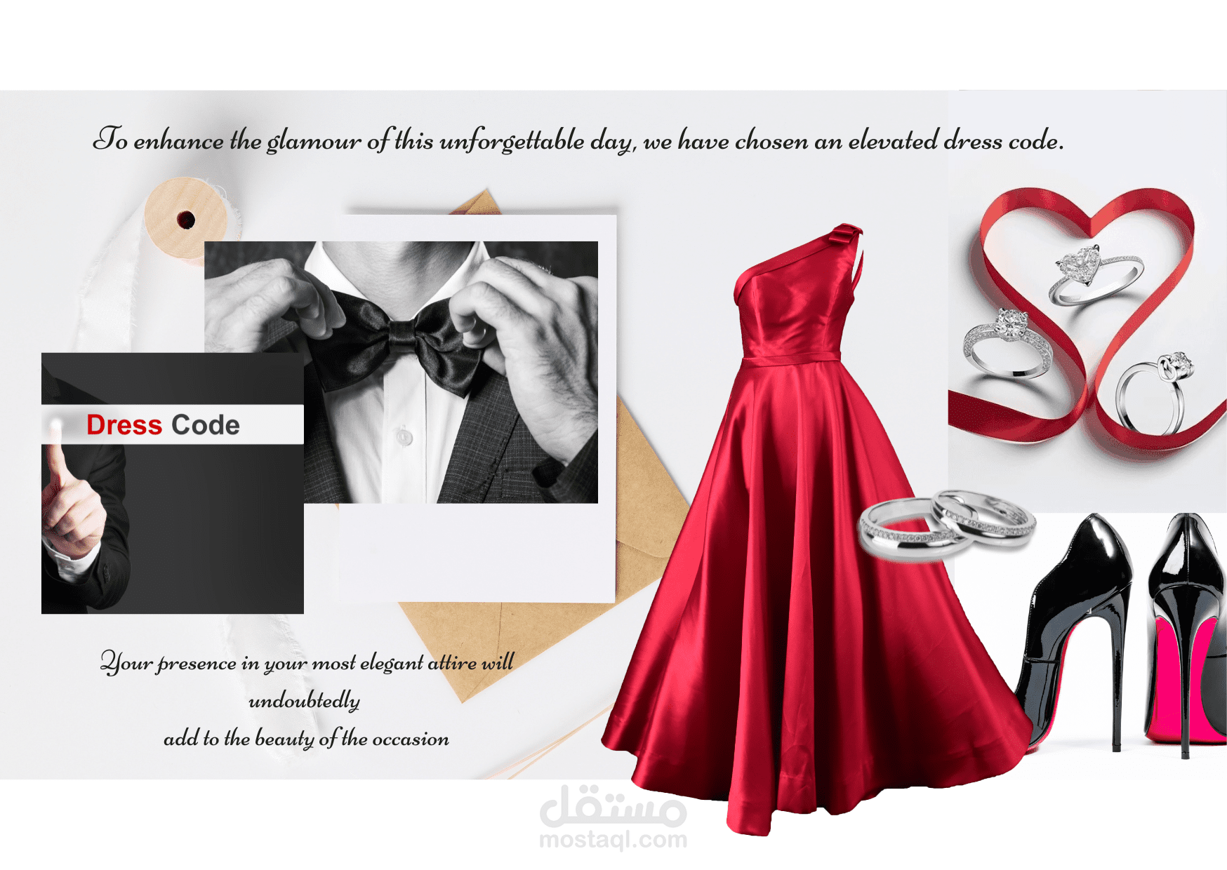 WEDDING CARD DRESS CODE