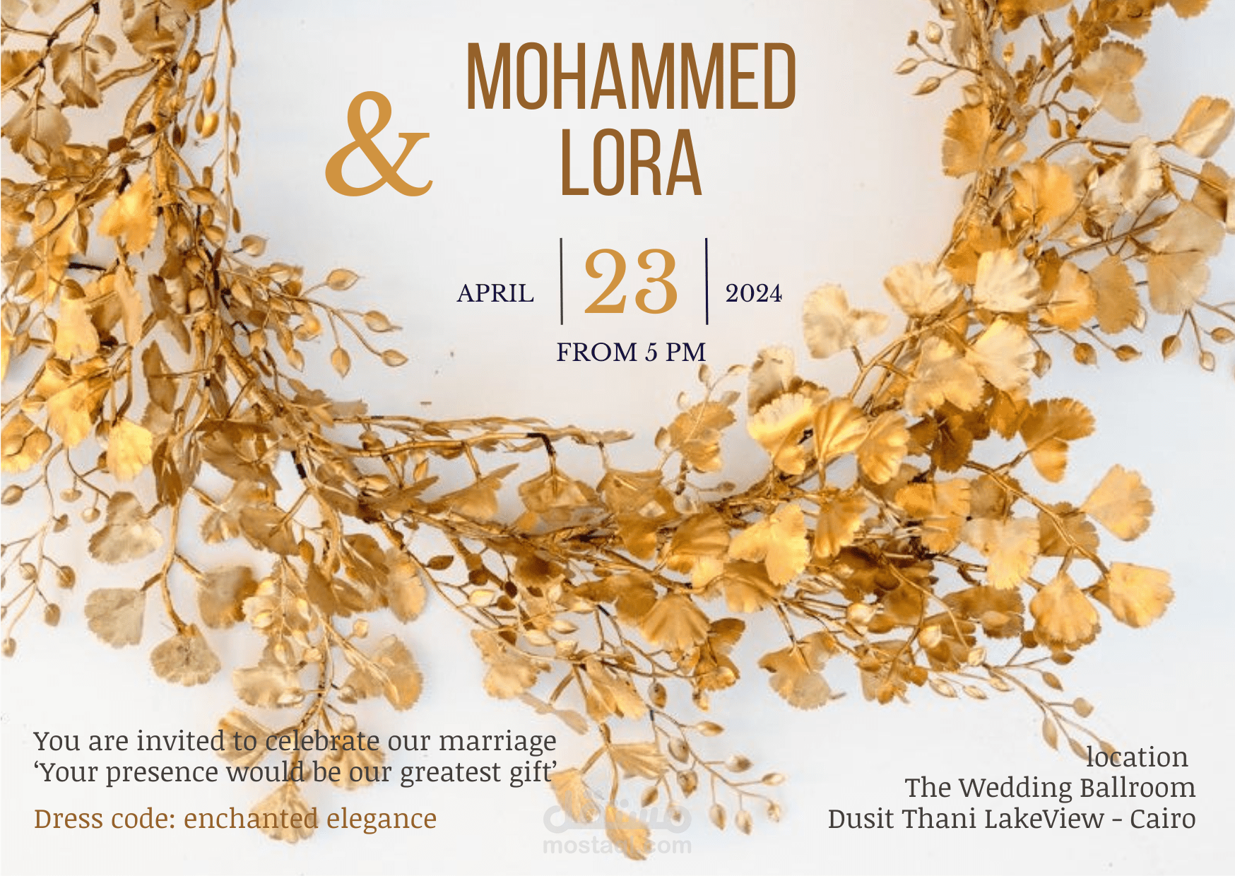 WEDDING INVITATION CARD