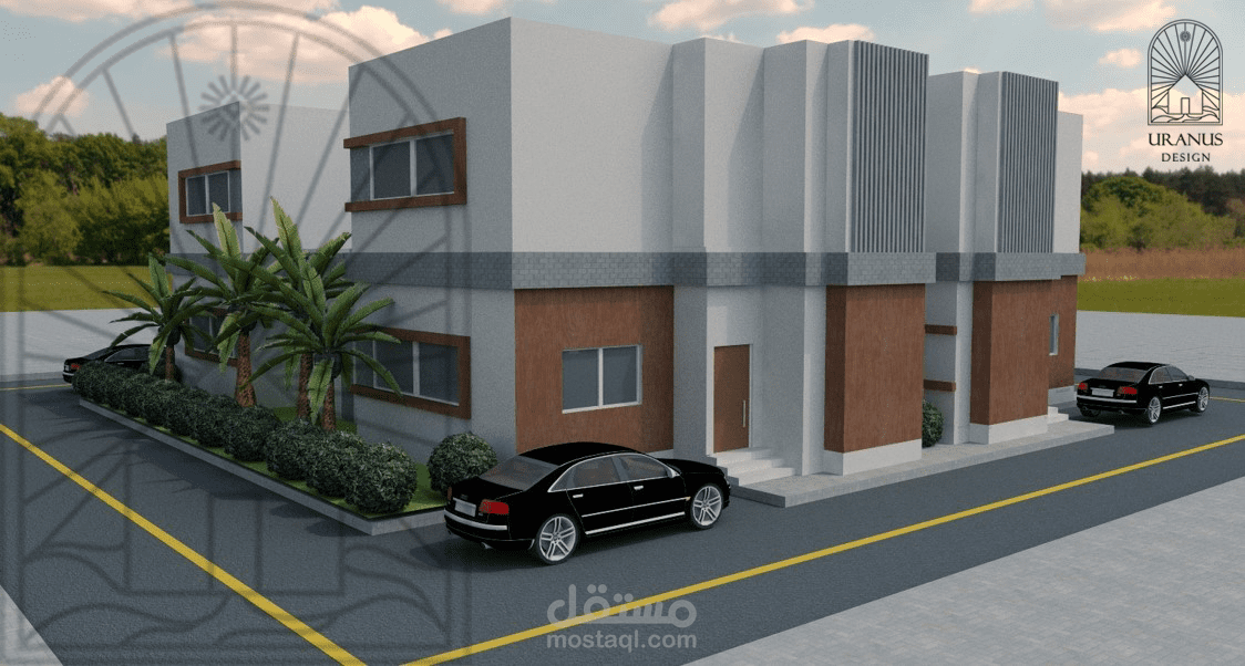 تصميم مربع حي سكني
