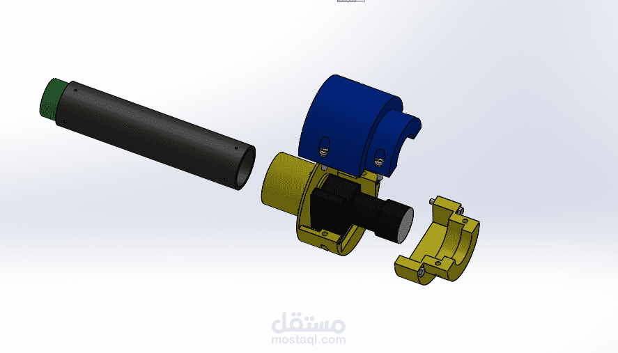 تصميم تثبيتة لكاميرا على عربة متحركة