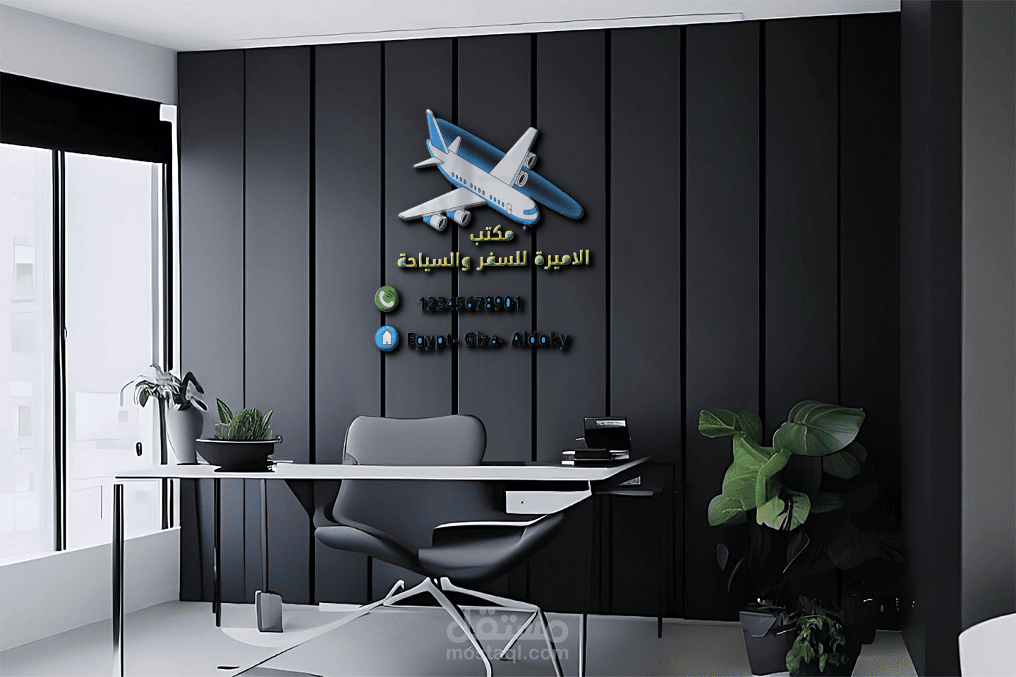 تصميم شعار لاحدي شركات السياحة