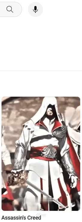تصميم مقاطع Assassin's Creed