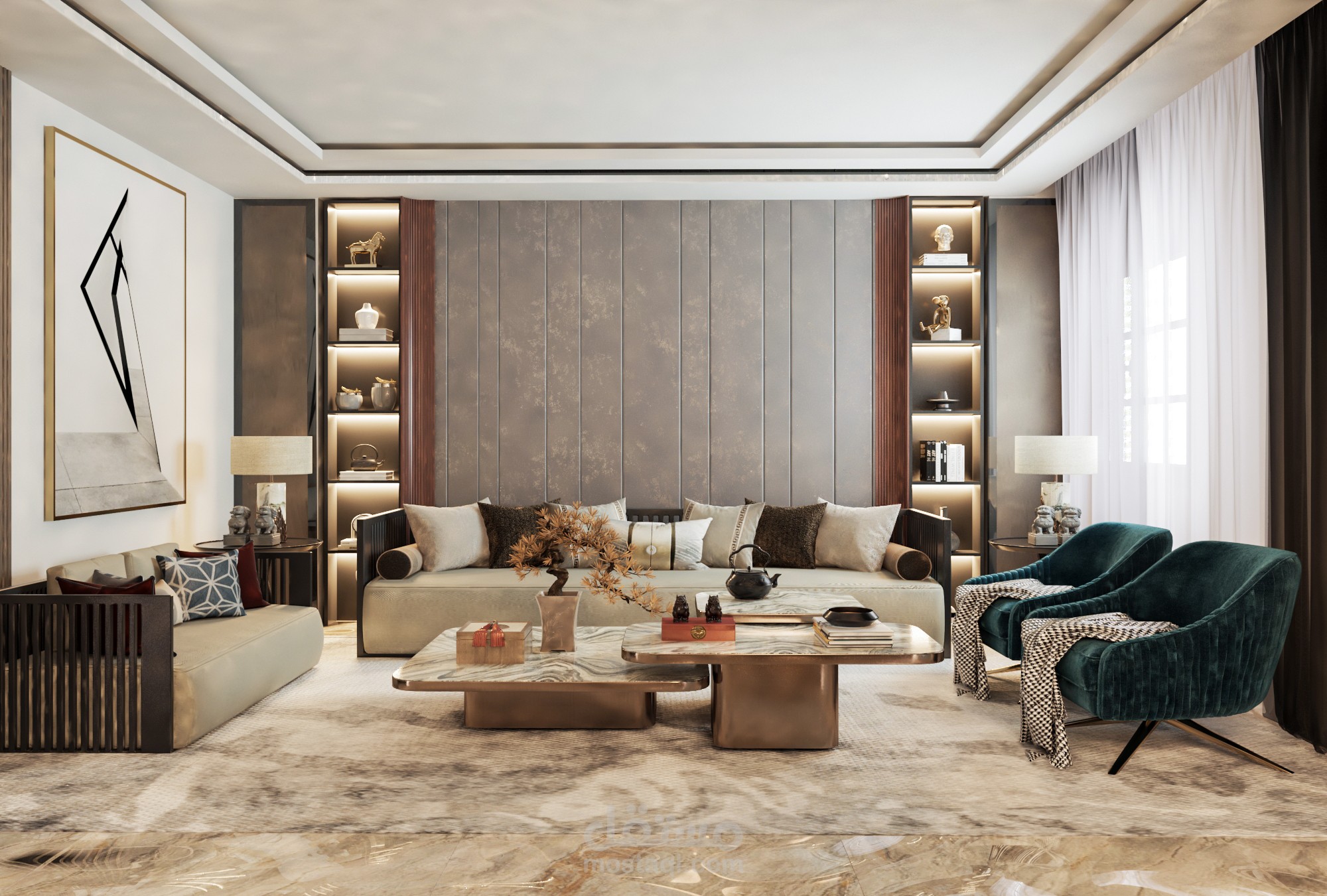 غرفة معيشة