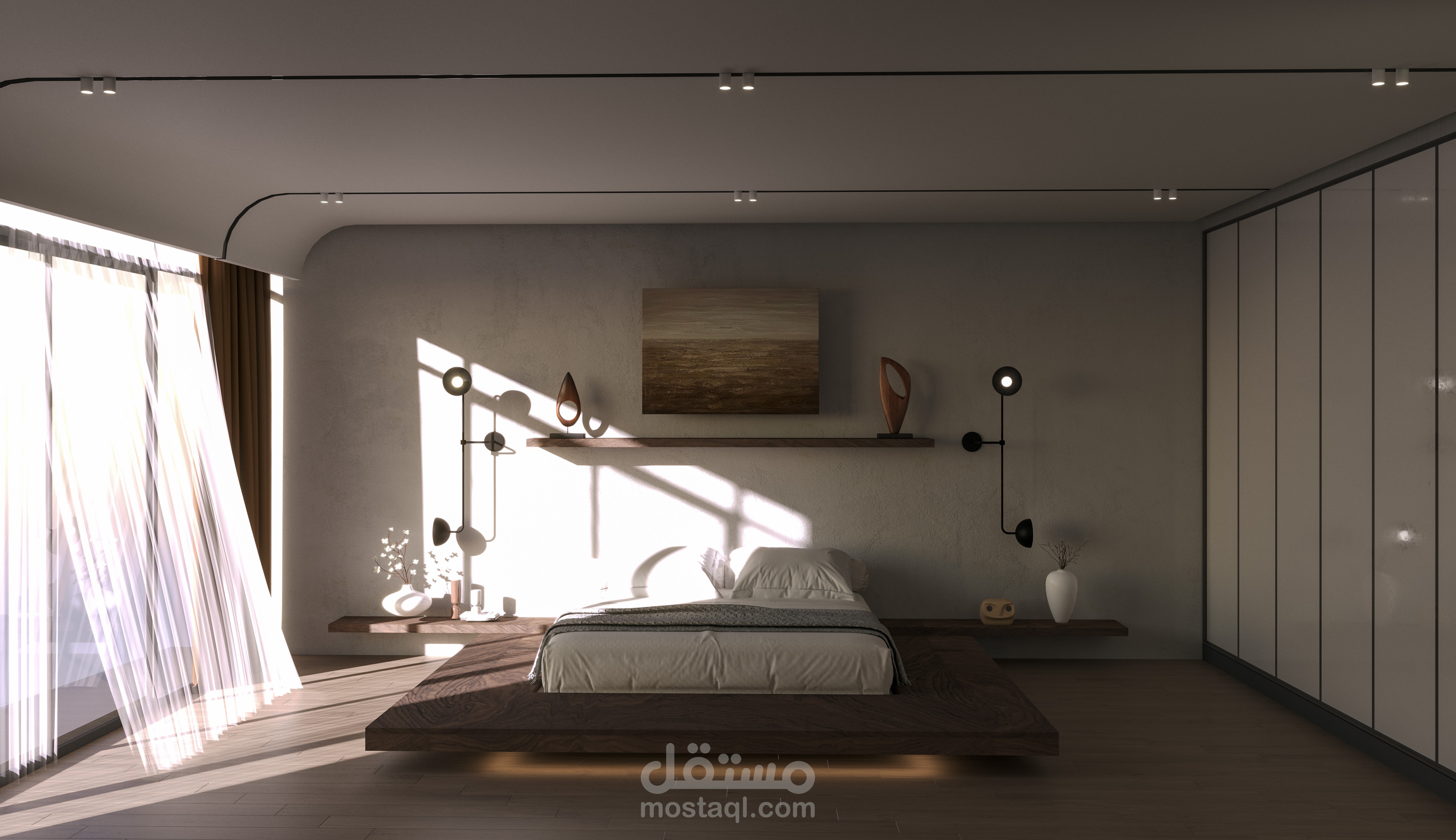 minimalism bed room