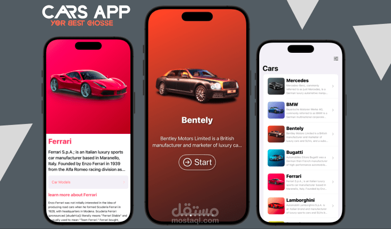 Cars app