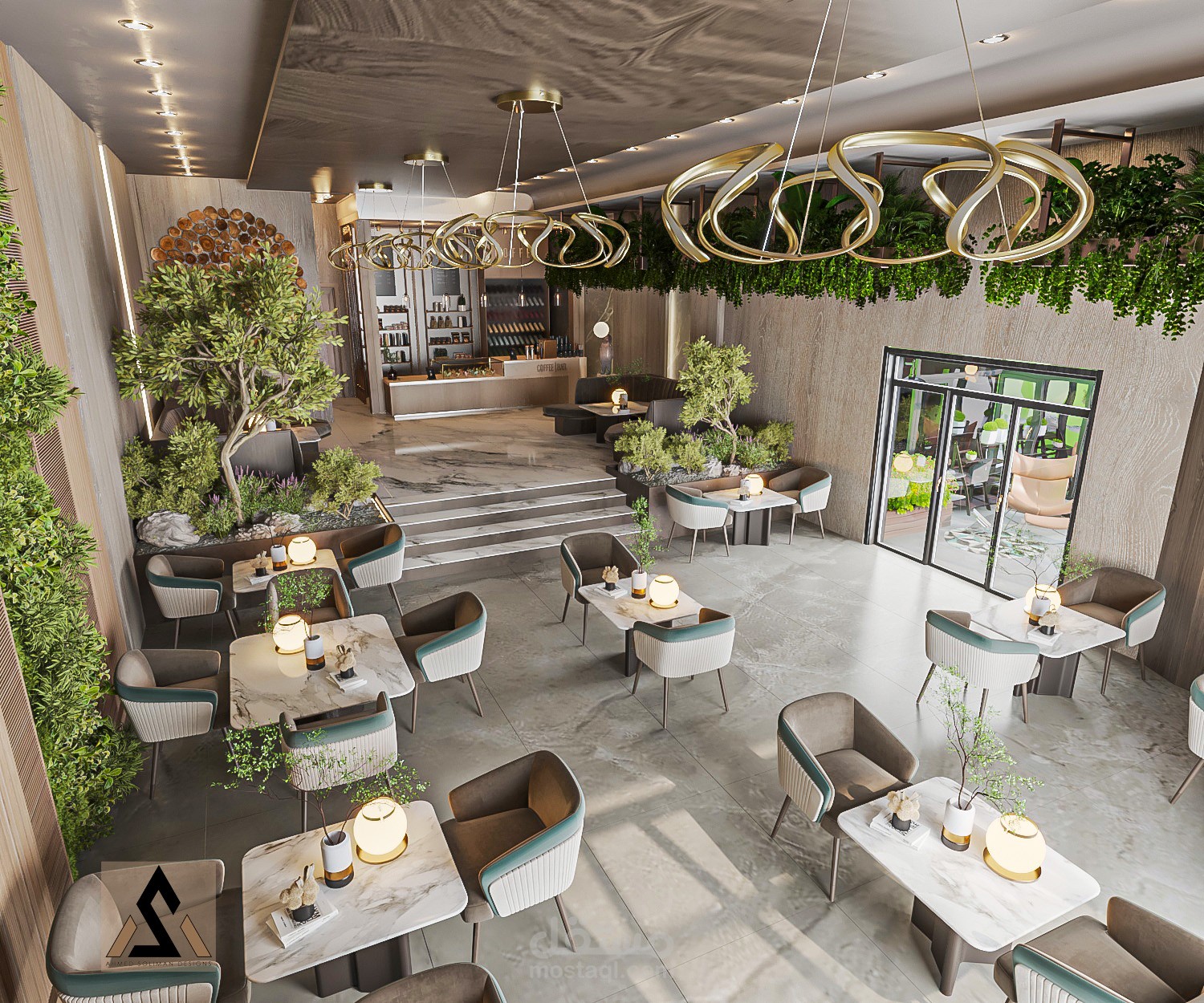 Cafe interior design