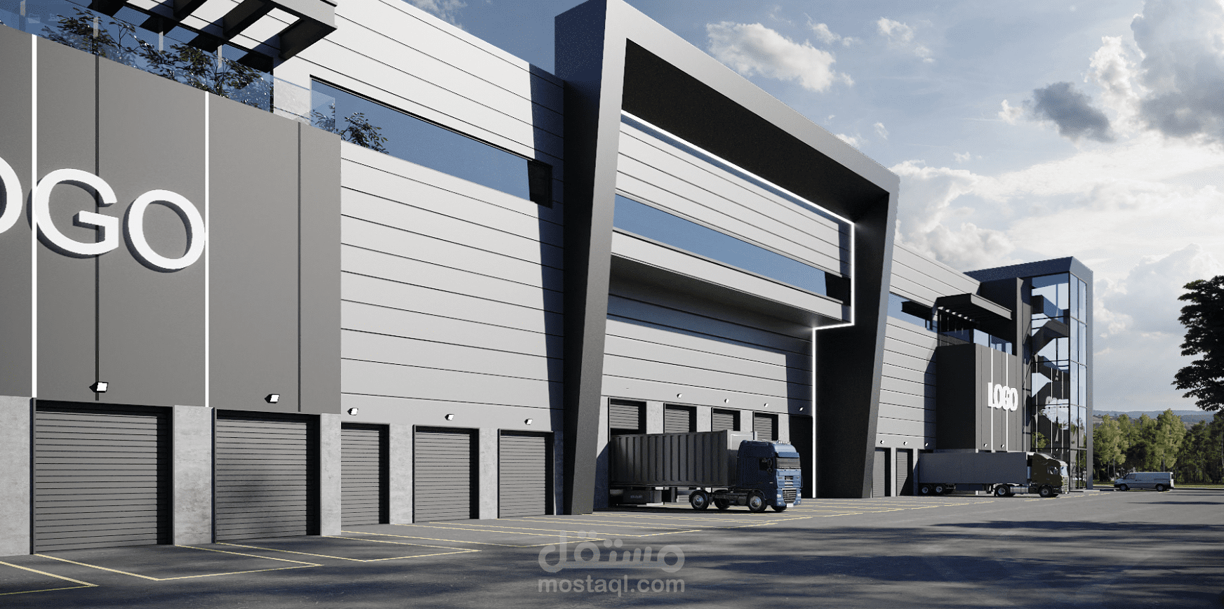 تصميم مصنع في السعودية