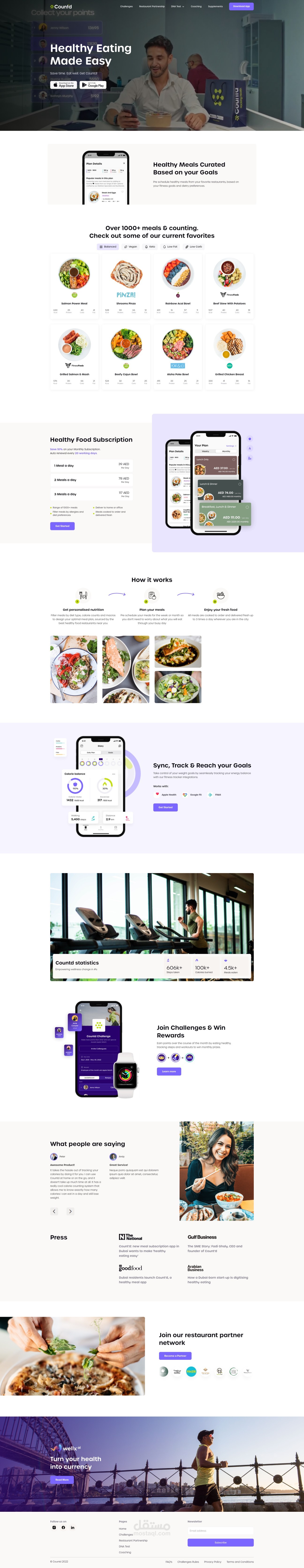 CountD Healthy Food Application