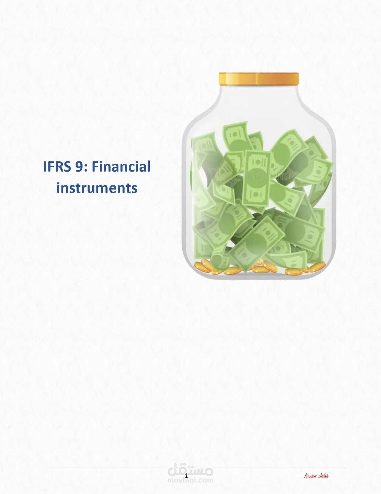 IFRS course tutor