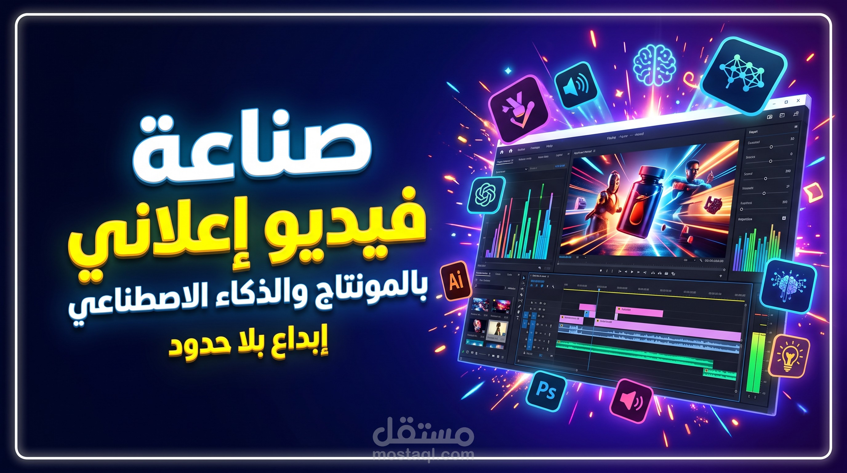 تصميم فيديوهات بالذكاء الاصطناعي