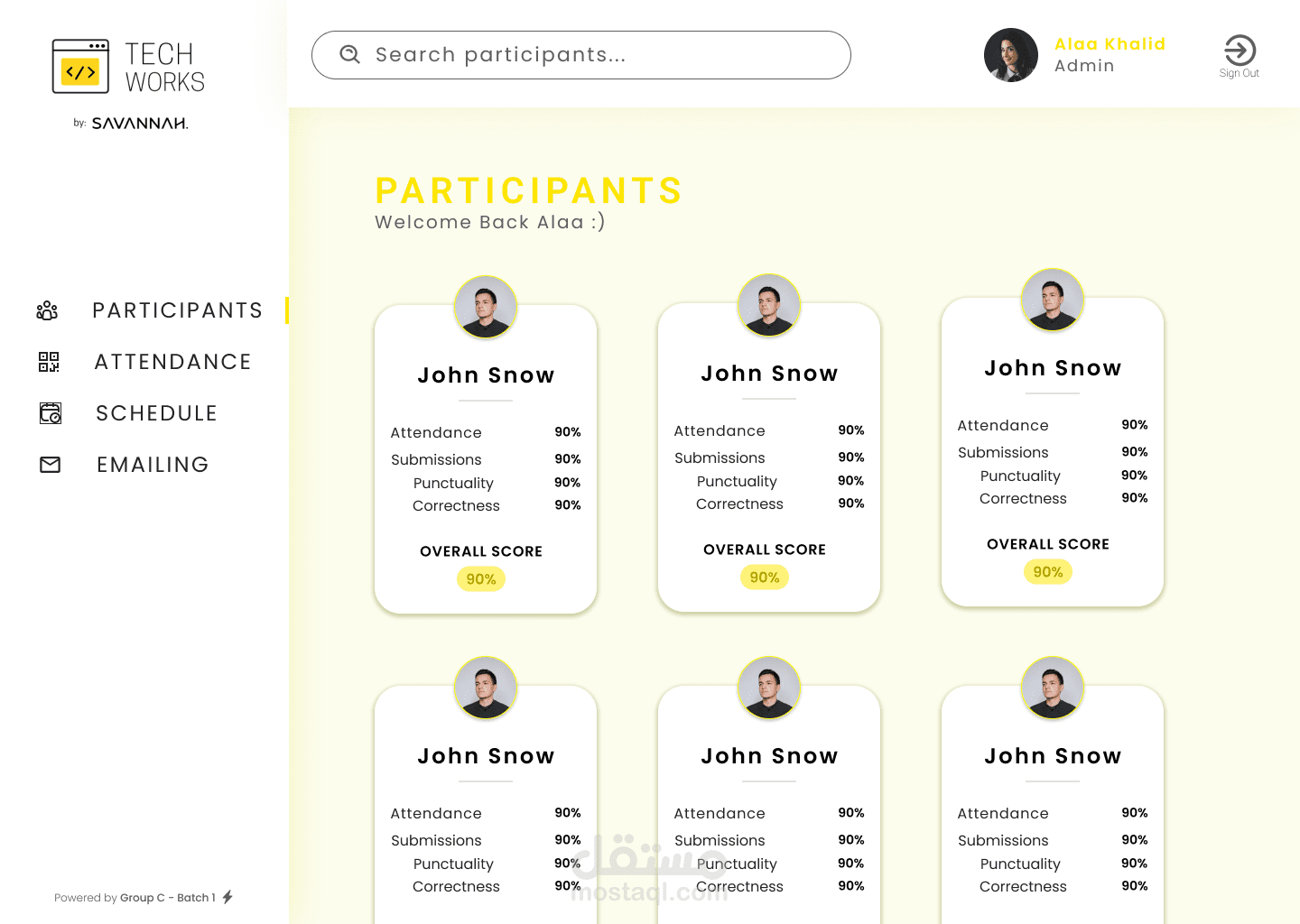 Techworks program platform