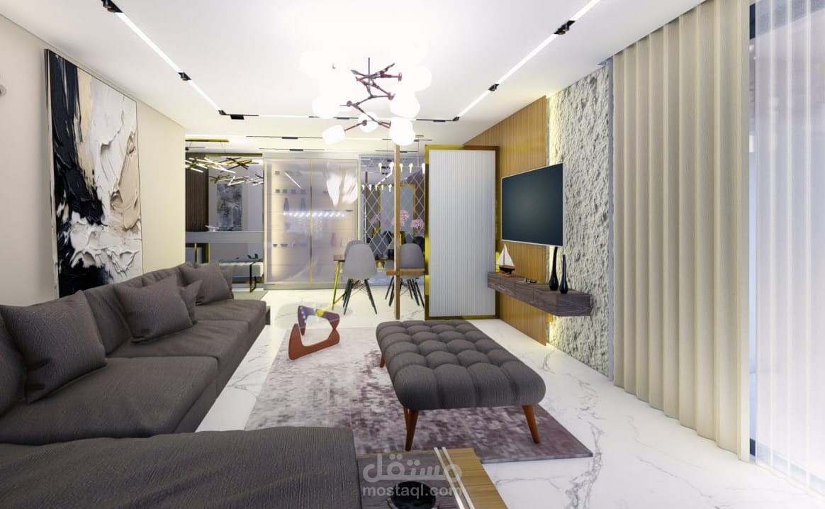 تصميم رسبشن مودرن