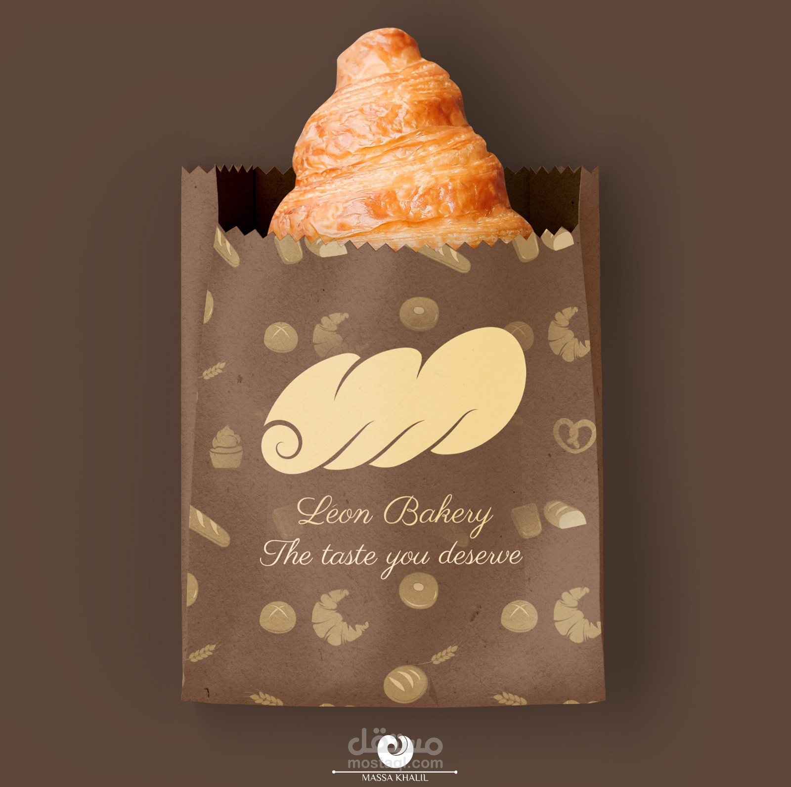 Leon bakery علامة تجارية لمخبز .