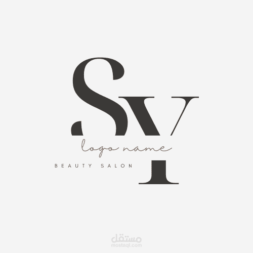 Black Pink Bold Elegant Monogram Personal Brand Logo