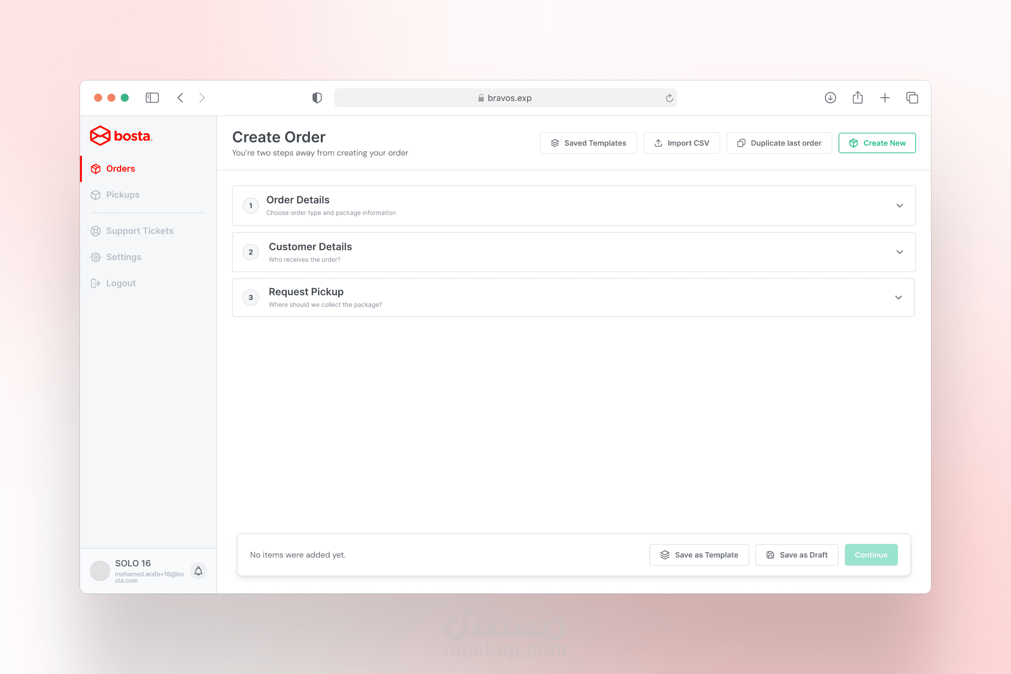 Bosta - Logistics Platform