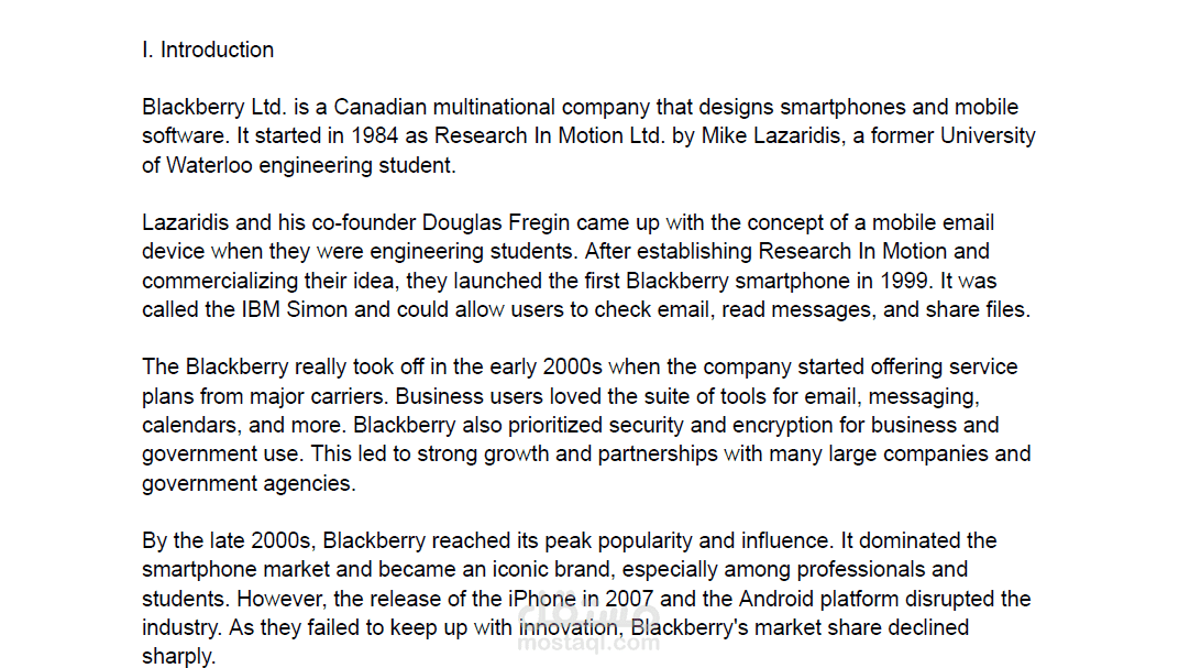 The Rise and Fall of Blackberry