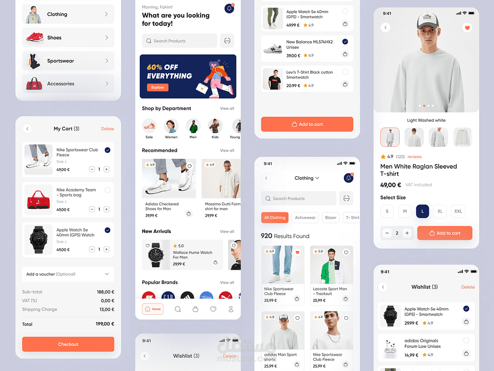 Ecommerce mobile app