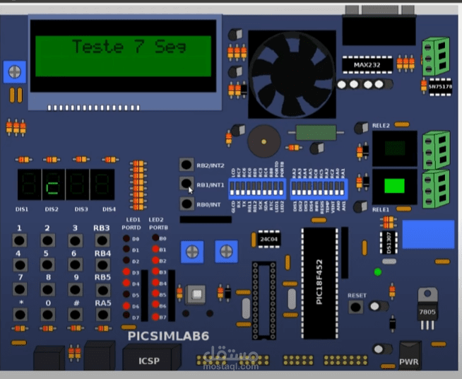 Electric Water Heater based on pic16f877a MCU