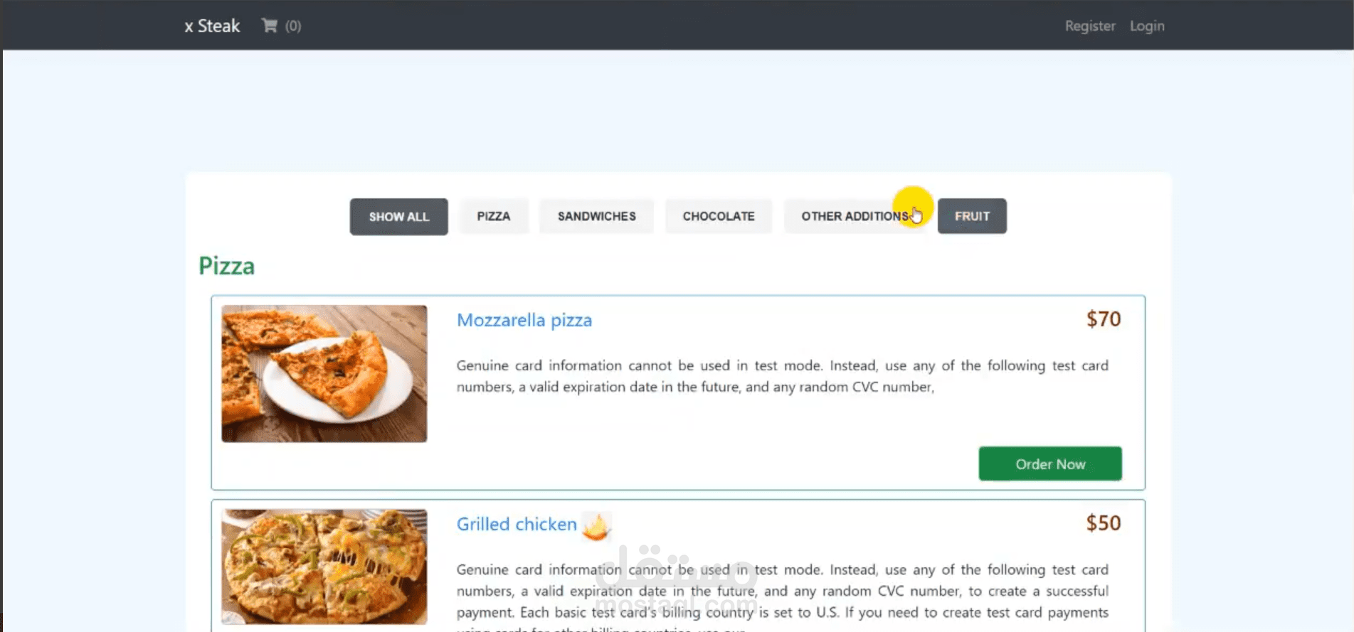 X Steak | Restaurant Management System
