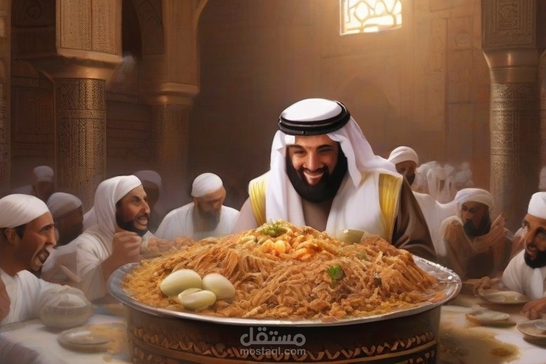 الكبسة: رحلة فنية من التوابل والنكهات الشهية