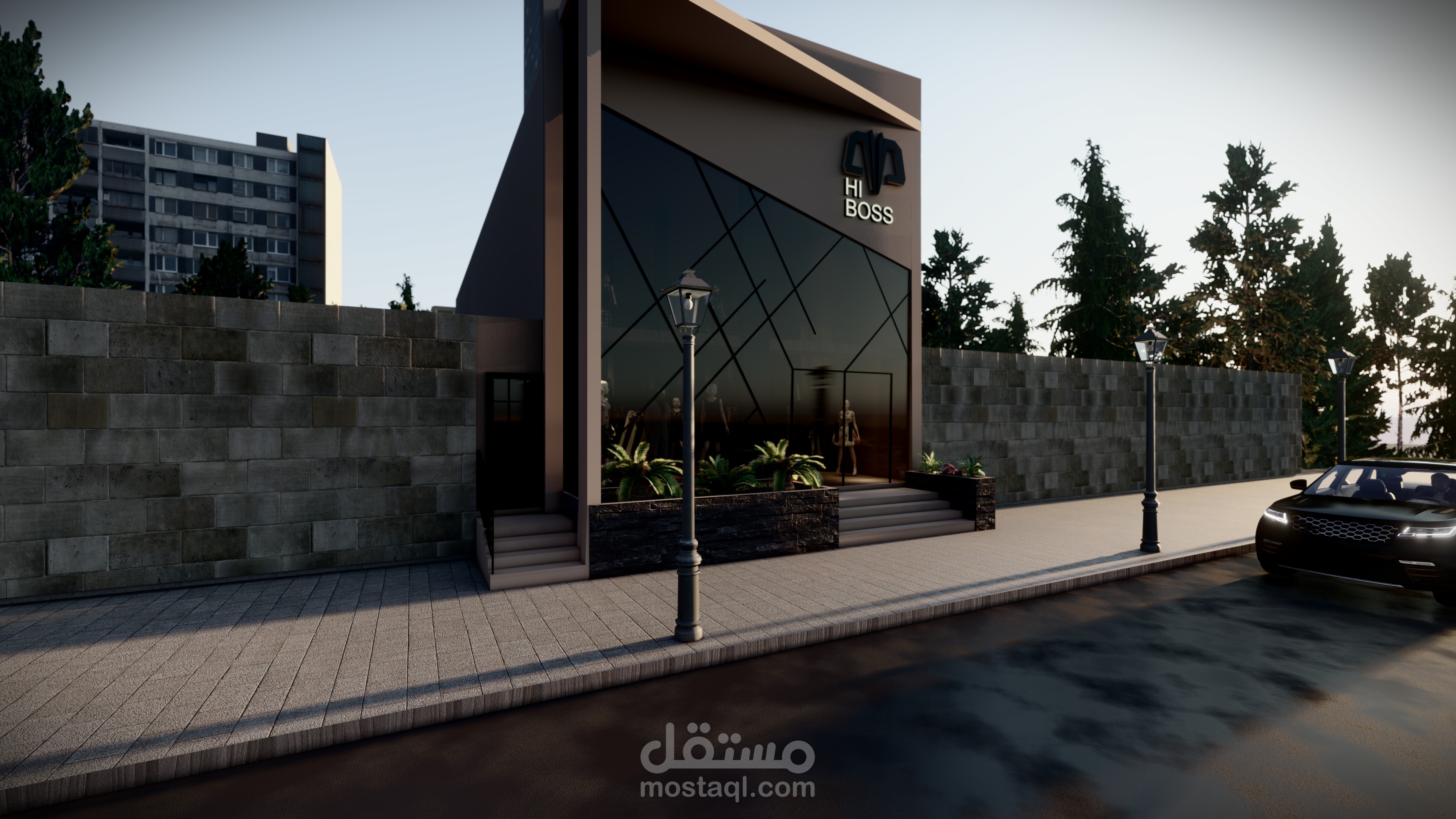 أعمال وتصاميم خارجيه متعدده الاماكن